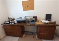 Cabinet Desk, Lexmark Printer, Bible, Push Button