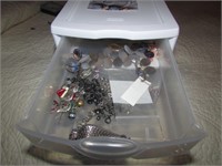 all costume jewelry & container