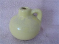 early pottery 3.5" jug- yellow