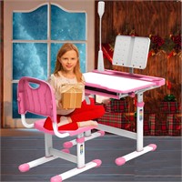 YBLFDY Kids Desk Height Adjustable Kids Study Des