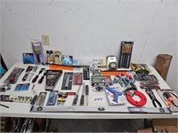 Tools - variety of tools on table - see pictures