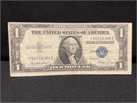 1935E $1 Silver Certificate Star Noteâ€‹â€‹â€‹â€‹â