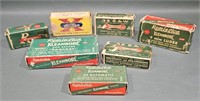 LOT OF VINTAGE AMMO BOXES -SOME BOXES ARE NOT FULL