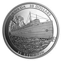 2020 $30 SS Keewatin - Pure Silver Coin