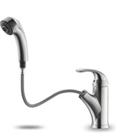 (new)Kitchen Faucet with Sprayer, Brushed Nickel