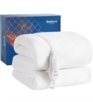 (Used)Bedsure LY02B-MP6080 White Heated Blanket