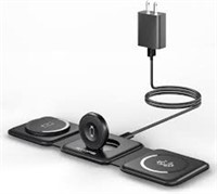 3 in 1 portable magnetic wireless charger rtops