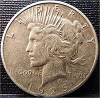 1926-S Peace Silver Dollar Coin