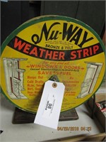 Vintage Nu-Way Weather Stripping & Dispenser