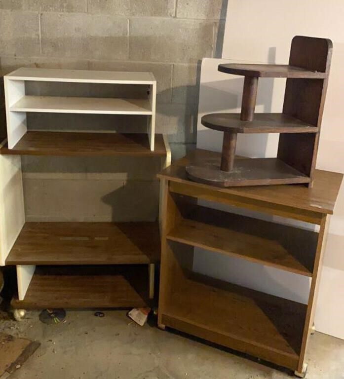 Manufactured Wood Closet shelf, Microwave Stand