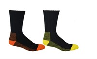 2 SETS Mens Workload 4-Pack Work Socks-7-12