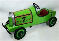 Green Race Car #7 Pedal Car