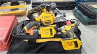 2 DEWALT DRILLS AND CICULAR SAW