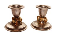 A Set of Two Candle Holders