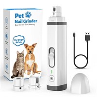 PcEoTllar Dog Nail Grinder  2 Speed Rechargeable L