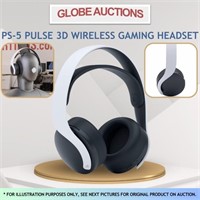 PS-5 PULSE 3D WIRELESS GAMING HEADSET(MSP:$130)