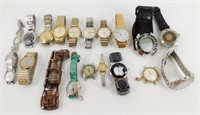 Estate Lot of 16 Men's and Women's Watches -