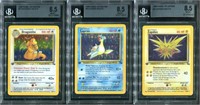 1999 Pokemon Fossil Set, 1st Edition Complete