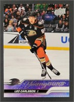 Leo Carlsson 2023-24 UD Young Guns Rookie Card