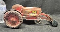 VTG. MARX TOYS FARMALL TRACTOR AND LOADER METAL