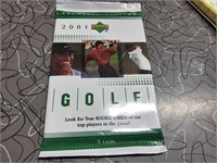 2001 Upper Deck Golf Pack