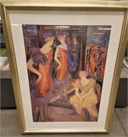 P - BARBARA WOOD SIGNED & NUMBERED FRAMED ART