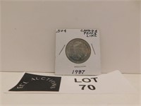 CANADA 1987 50 CENTS COIN PROOF LIKE