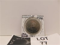 CANADA 1982 ONE DOLLAR NICKLE COIN SMALL BEADS UNC