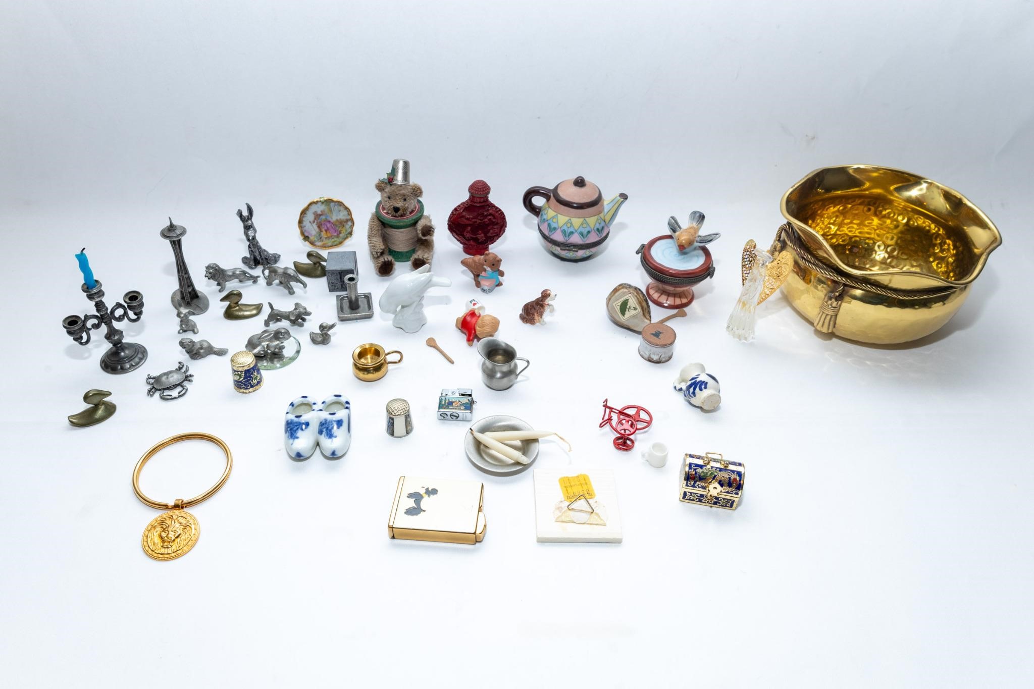 An assortment of trinkets and curiosities