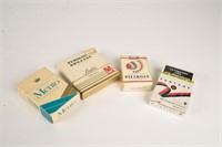 GROUPING OF 4 COLLECTOR CIGARETTE PACKAGES/NOS