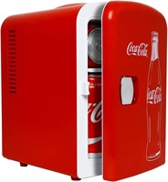 Coca-Cola 4L Mini Fridge, Red