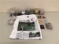 Cal Ripken Shirt, Collectable Baseballs, and Cards