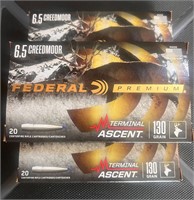 60 Rounds of Federal Premium 6.5 Creedmoor