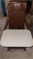 Hospital recline chair with tray.  Local pick up