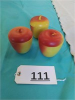 3 Hazel Atlas Apple Jars