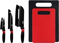 hecef Knife and Cutting Board Set