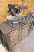Craftsman Sliding Miter Saw & cabinet