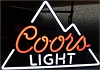 Coors Light Beer LED Neon-Style Light / Sign