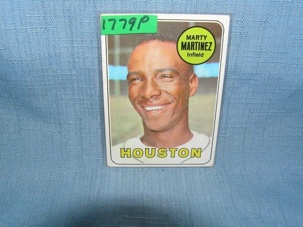 Marty Martinez 1969 Topps baseball card