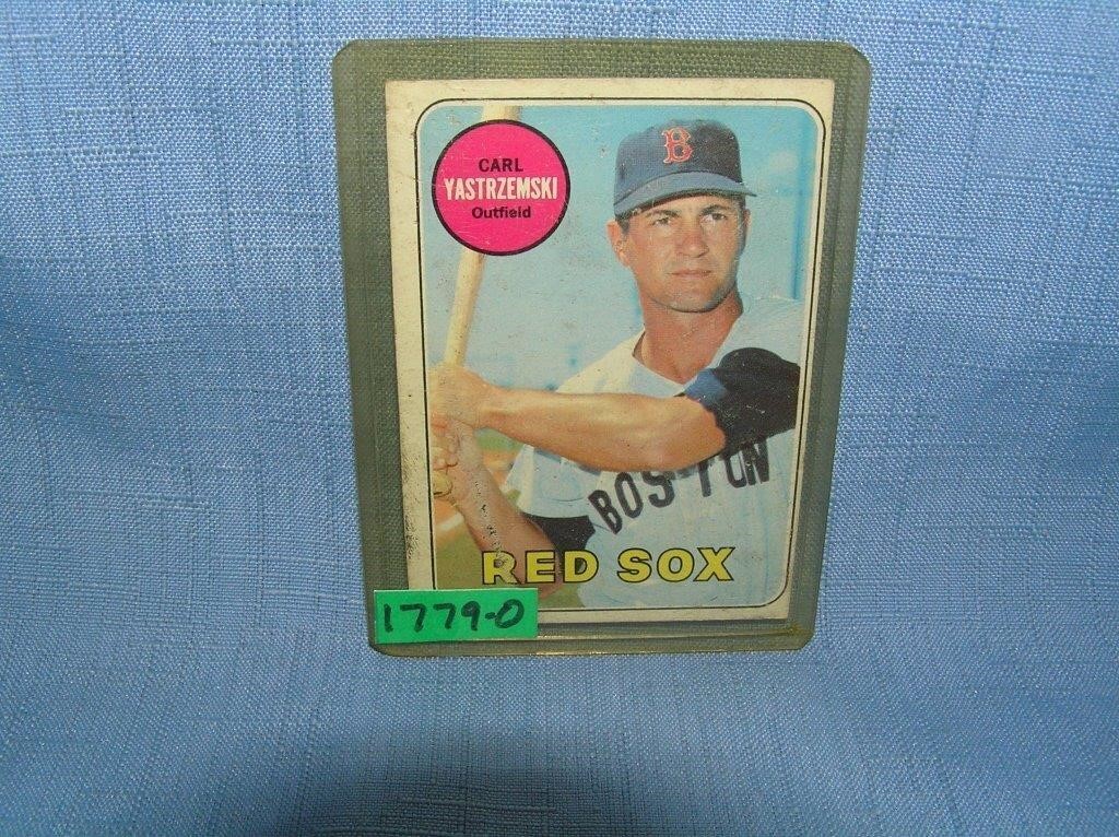 Carl Yastrzemski 1969 Topps baseball card