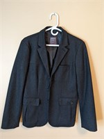 Gap Men's Double Breasted Dark Grey Blazer Jacket