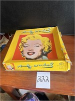 Andy Warhol Marilyn Monroe puzzle box is rough