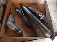 BOX: FOUR PNEAUMATIC TOOLS