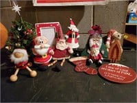 Novelty Christmas decorations, frame, Santa