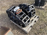 Grouser New 10x16 metal skidsteer tracks