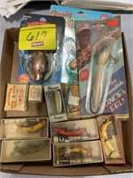 FLAT W/ SEALED OR BOXED FISHING LURES