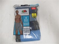 Fruit Of The Loom Men's 4 Pack Cotton Boxer