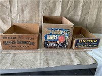 Wooden Crates: United Colorado Peaches, Barbera
