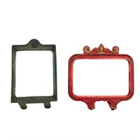 2 Mutoscope Cast Iron Marquees