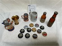 Shot Glasses, Salt Shakers and Bottle Caps